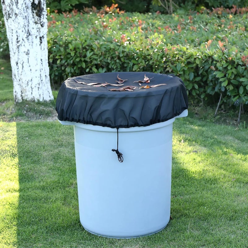 Owl Focus 37.5 Inch Mesh Cover for Rain Barrel,Rain Bucket Leaf Filter Screen Cover,Pack of 2 - Image 5